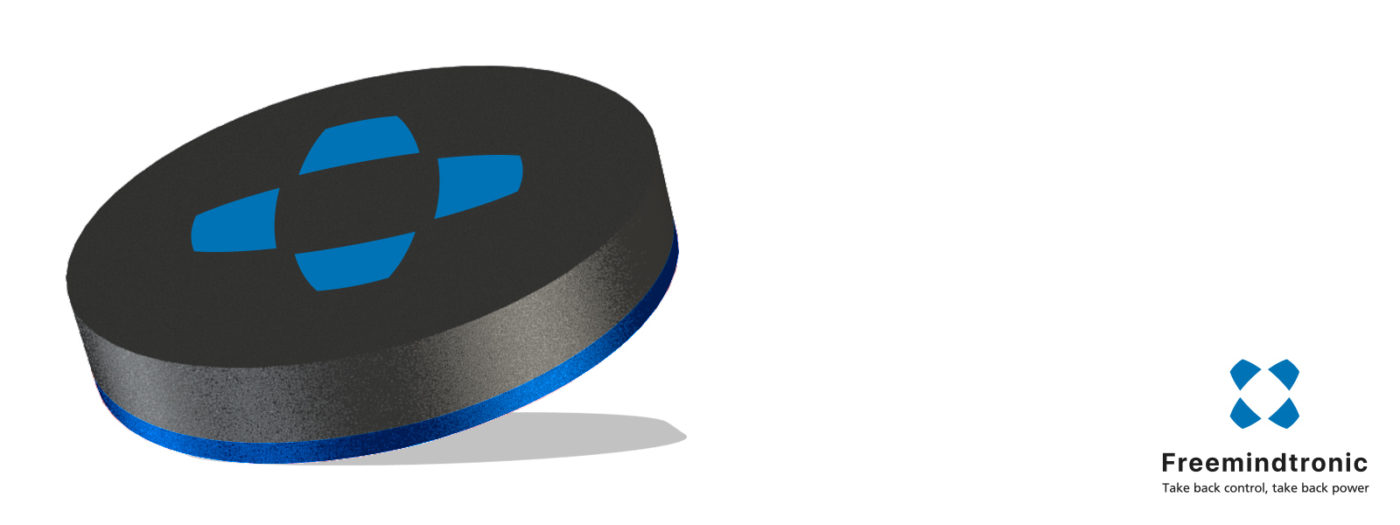 EviPins NFC Sticker to fix is product that embeds a hardened electronic card with contactless technology compatible with EviToken EviAlpha & EviAlpha by Freemindtronic Andorra
