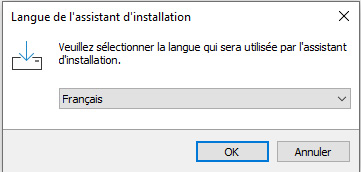 choose the installation language evidns zeroconf by freemindtronic