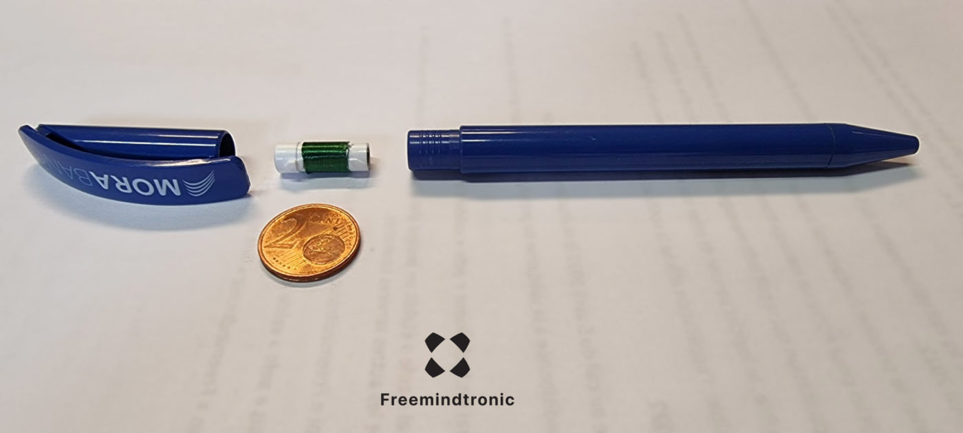 Eurosatory 2022 EviCypher Stealth NFC tube for pen Mora Banc by Freemindtronic Andorra