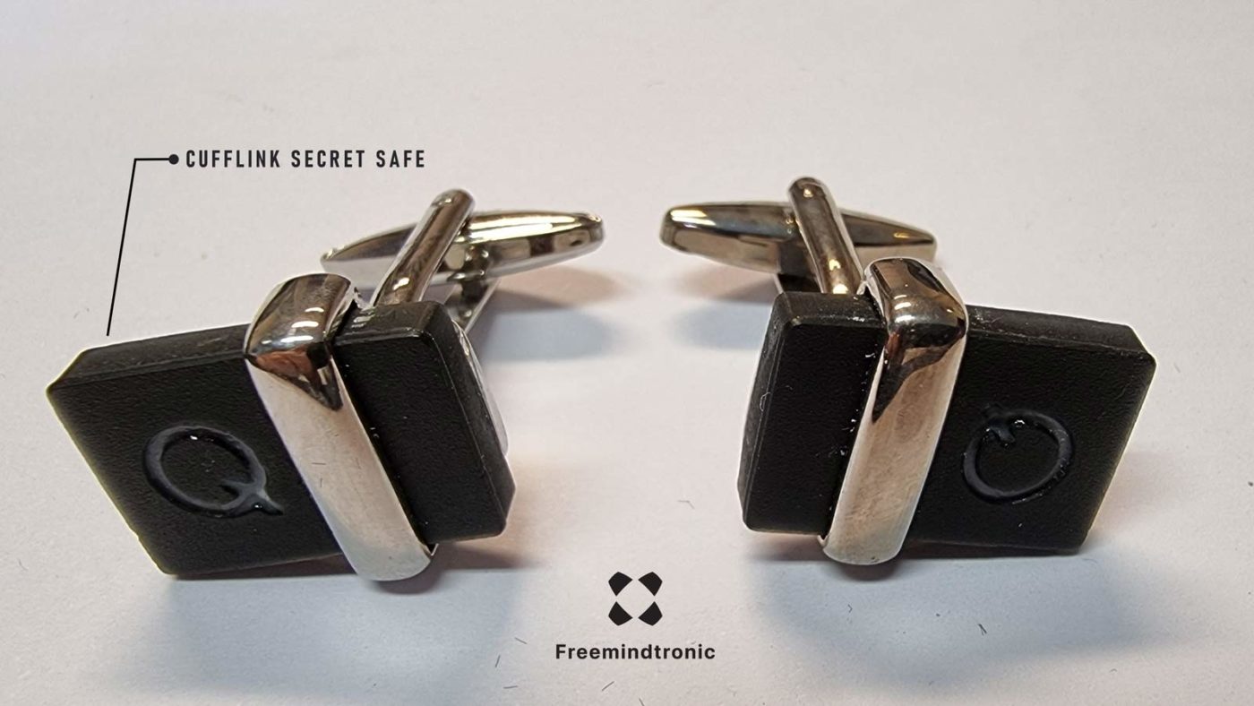 Eurosatory 2022 Stealthy cufflink secret safe by Freemindtronic Andorra