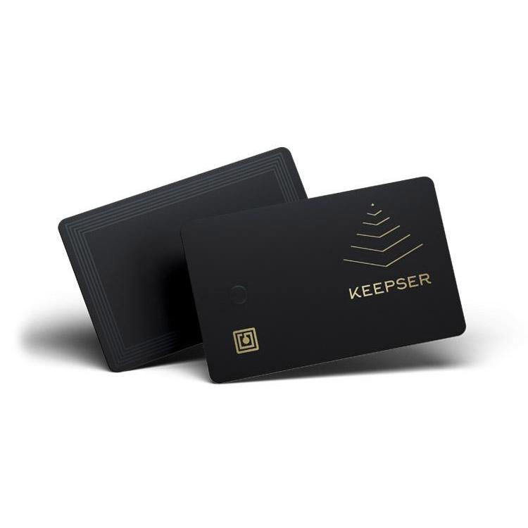 Keepser Cold Wallet NFC Card Black by Freemindtronic from Andorra