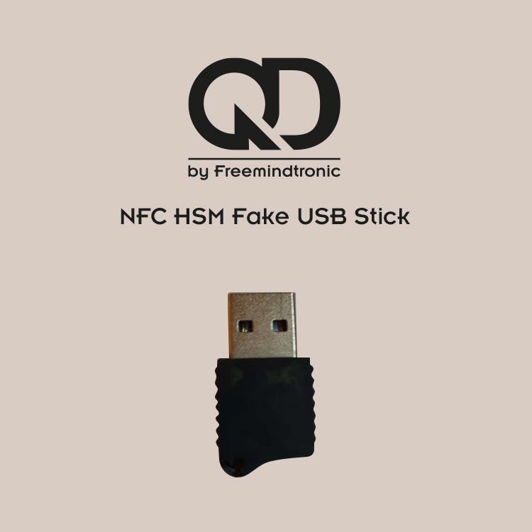 NFC HSM Stealth fake USB Stick by Q Development from Freemindtronic Andorra