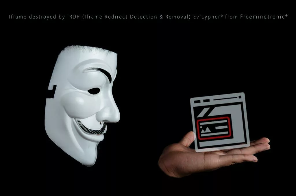iFrame Browser-In-The-Browser remove delete destroy by IRDR Ifram Redirect Detection Removal since EviCypher freeware web extension open-source from Freemindtronic in Andorra