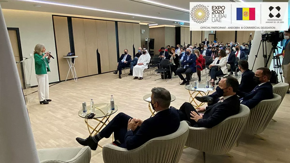 Expo 2020 Dubai Andorra Conference of members of the Government and Institutional entities of AndorraExpo 2020 Dubai Andorra Conference of members of the Government and Institutional entities of Andorra