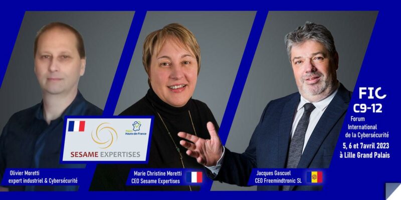 datashielder serverless cryptography solution team Sesame Expertises Region Hauts de France FIC 2023 Freemindtronic Andorra