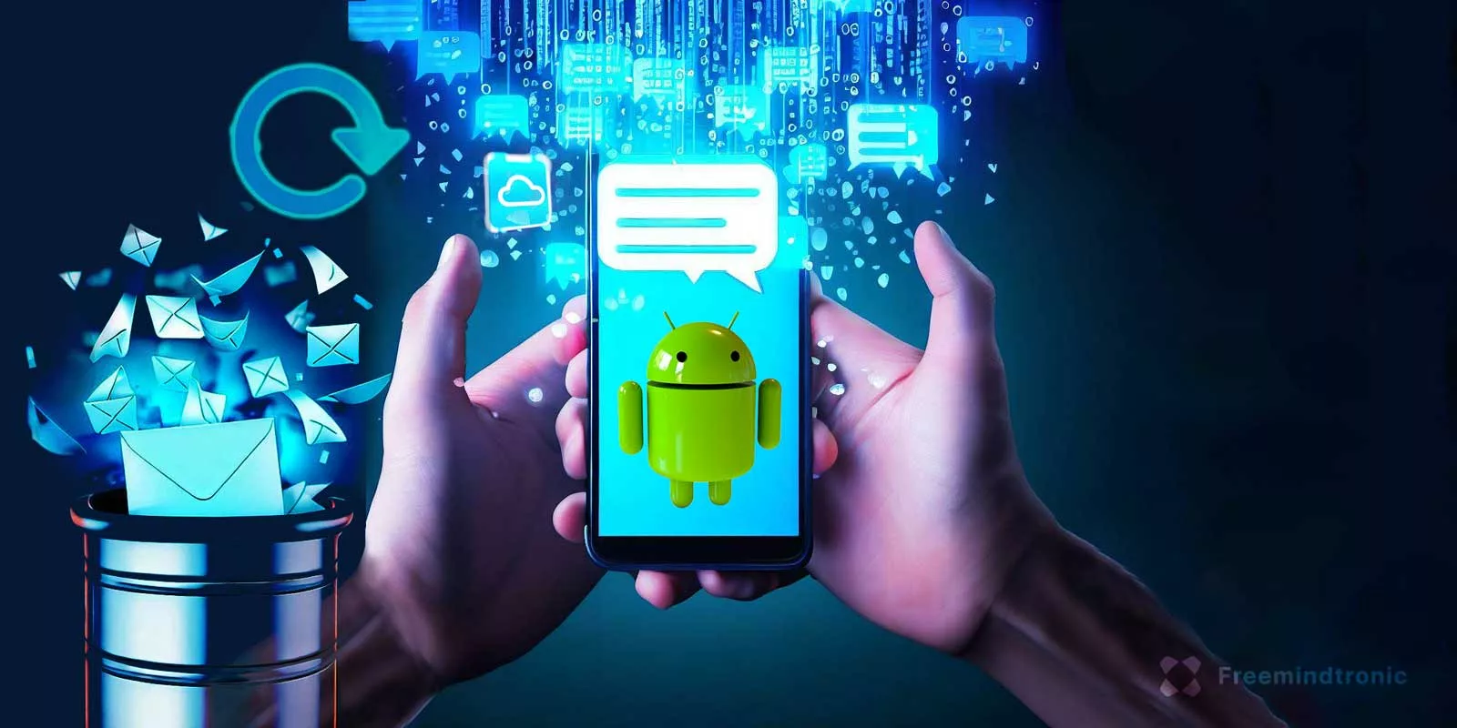 Recover and protect your SMS and secure by EviCypher NFC HSM Technology by Freemindtronic from Andorra
