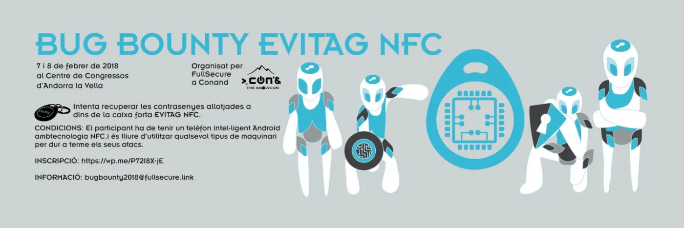 Bug Bounty Express on EviTag NFC event illustration