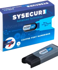 Contactless secure USB key Sysecure NFC HSM 128GB Premium with packaging