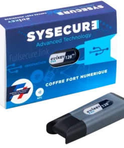 Contactless secure USB key Sysecure NFC HSM 128GB Pro with packaging