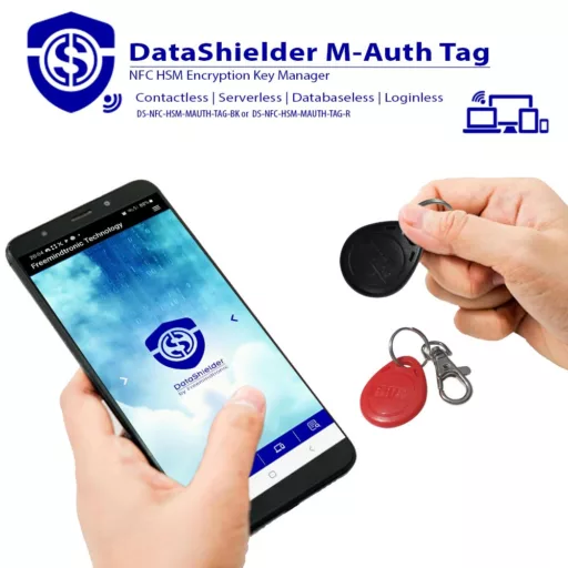 DataShielder M-Auth Tag - Red and Black