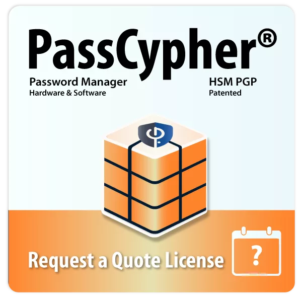 PassCypher HSM PGP Request a Quote License