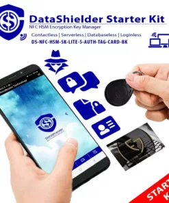 DataShielder NFC HSM Starter Kit Lite 5 with NFC HSM Auth Black Tag and Card (DS-NFC-HSM-SK-LITE-5-AUTH-TAG-CARD-BK)