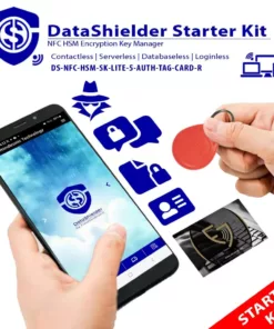 DataShielder NFC HSM Starter Kit Lite 5 with NFC HSM Auth Red Tag and Card (DS-NFC-HSM-SK-LITE-5-AUTH-TAG-CARD-R)