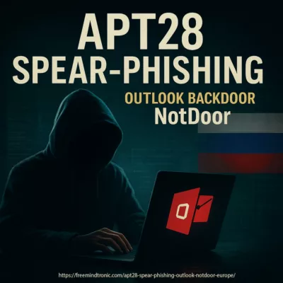 APT28 spear-phishing with NotDoor Outlook backdoor using VBA macros, DLL side-loading via OneDrive.exe, and Proton Mail covert exfiltration in European cyberattacks