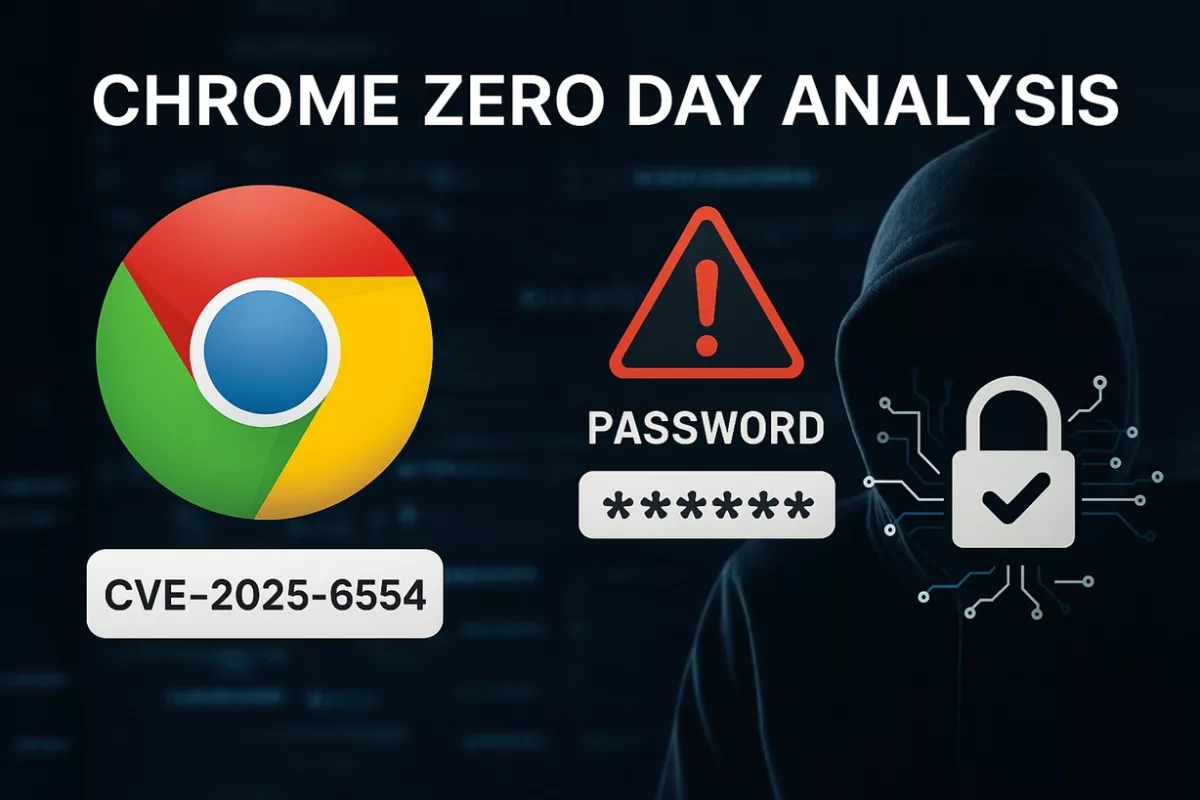 image illustrating the Chrome V8 Zero-Day exploit affecting password managers and browser security