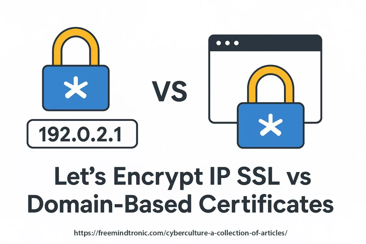 Illustration d’un certificat Let's Encrypt IP SSL protégeant une adresse IP sans nom de domaine