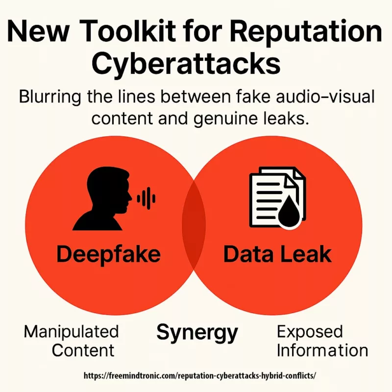 Deepfake and Data Leak convergence as a hybrid toolkit for reputation cyberattacks