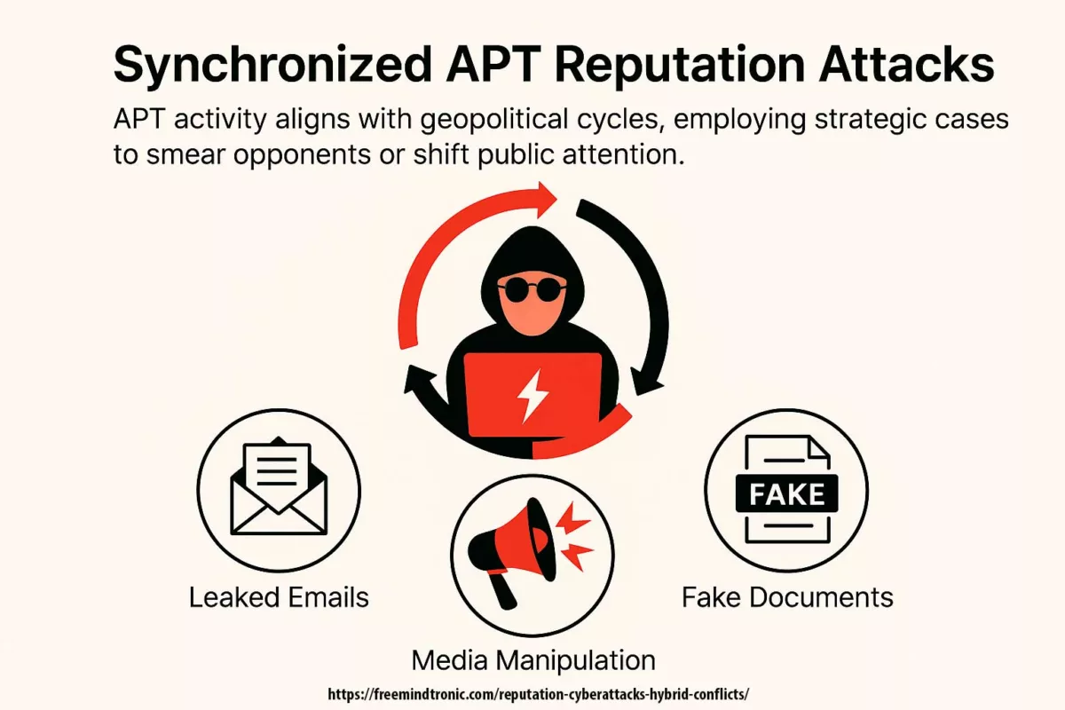 Strategic Matrix of Reputation Cyberattacks by APT Groups