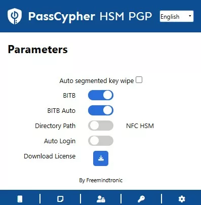 PassCypher HSM PGP interface with EviBITB enabled, automatically removing malicious redirection iFrames