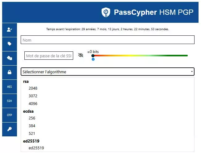 Génération clé SSH sécurisée sur VPS avec PassCypher HSM PGP et passphrase NFC souveraine.