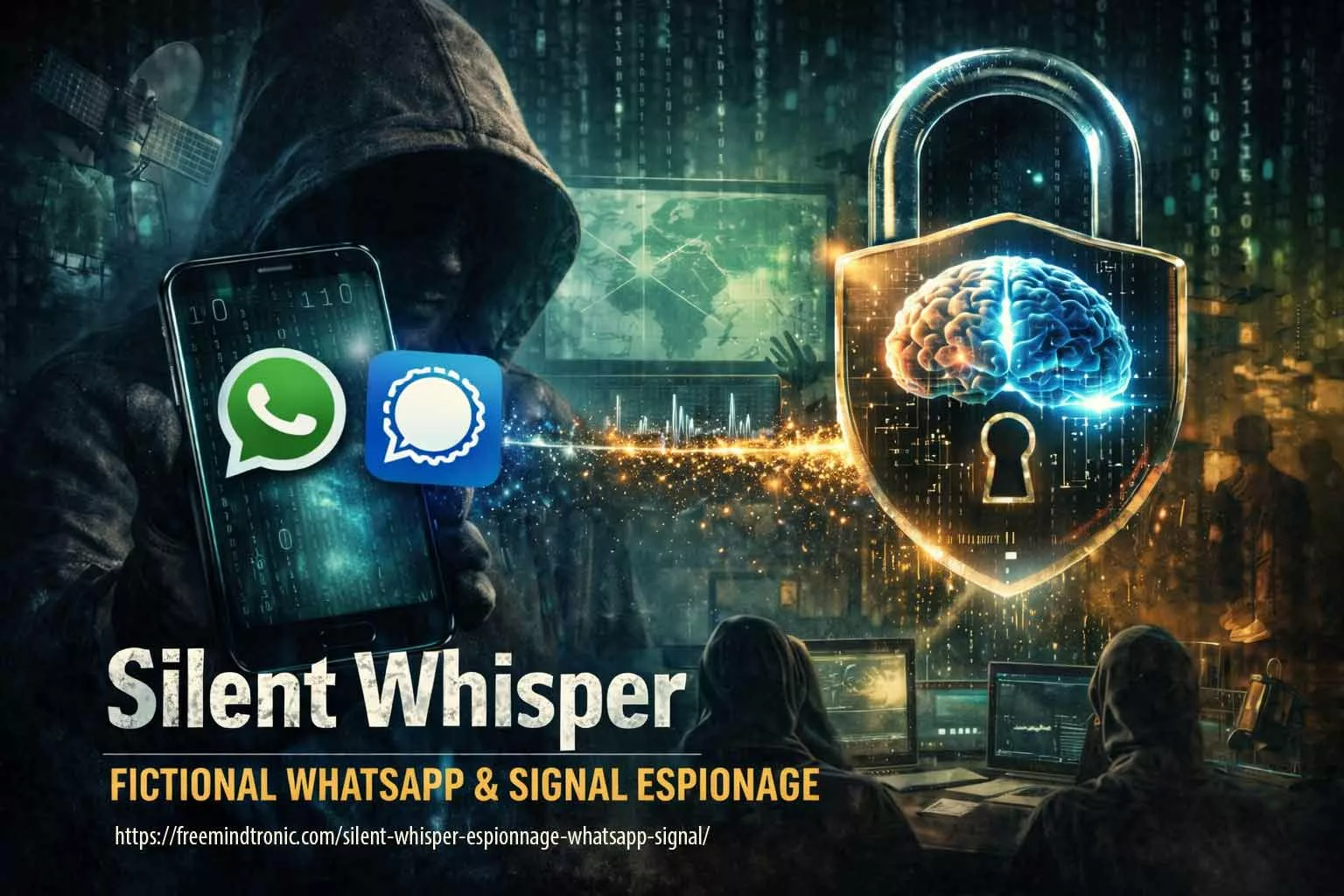 Silent Whisper, fictional WhatsApp and Signal espionage blocked by end-to-end encryption